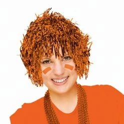 Balloon Agencies Deluxe Metallic Tinsel Wig Mens Womens Disco Costume Accessory Many Colours