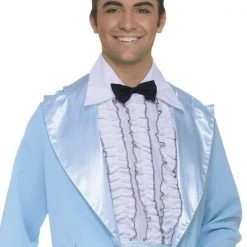 Tomfoolery Costume Accessories Ruffled Shirt Front And Bow Tie Set Costume Accessory