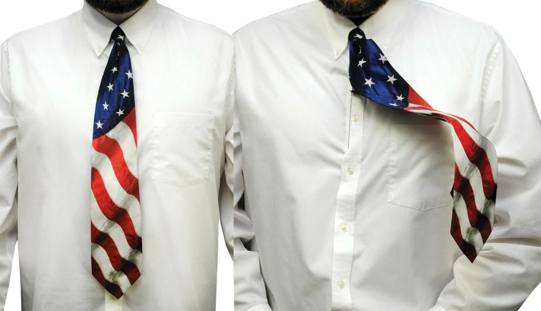 Morris Costume Accessories Uncle Sam American Flag Stars Stripe Pop Up Tie Independence Day Necktie 1 Morris Costume Accessories Uncle Sam American Flag Stars Stripe Pop Up Tie Independence Day Necktie