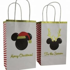 Balloon Agencies 6pk Disney Mickey Mouse Christmas Treat Bag Party Favour
