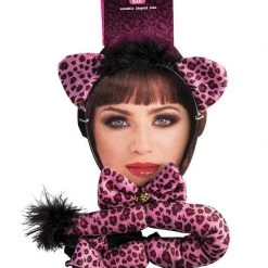 Tomfoolery Animal Instinct Set Pink Leopard Costume Kit