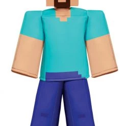 Morris Costumes Boys Steve Classic Deluxe Prestige Kids Costume Minecraft