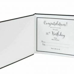 MAL Home & Garden Black And Silver Scrapbook Your Life At 30 25 X 24cm