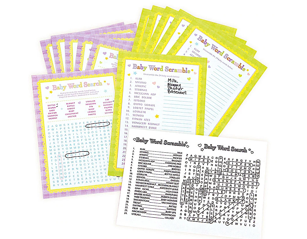 Balloon Agencies BABY SHOWER GAME Fun Word Search Scramble Party Game Suitable For 2 To 12 Player Party Supplies 1 Balloon Agencies BABY SHOWER GAME Fun Word Search Scramble Party Game Suitable For 2 To 12 Player Party Supplies