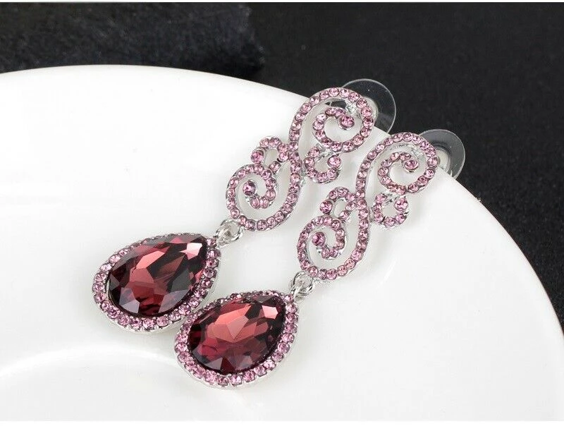 AliExpress Ethnic Vintage Long Fashion African Crystal Rhinestone Statement Drop Earrings 6 AliExpress Ethnic Vintage Long Fashion African Crystal Rhinestone Statement Drop Earrings