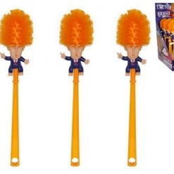 MAL Donald Trump Toilet Brush Bowl Doll Make Toilet Great Again Commander In Crap Home & Garden
