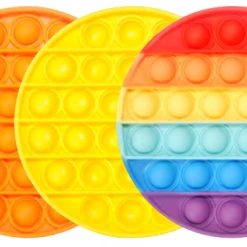 Unbranded Pop Its Circle Fidget Toy Push Bubble Stress Relief Kids Pop It Tiktok 2021 NEW