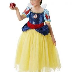 Rubie's Disney Princess Snow White Shimmer Deluxe Girls Costume And Wig Costumes