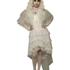 Rubie's Halloween Costumes Witch White Capelet Bolero Ladies Costume Accessory