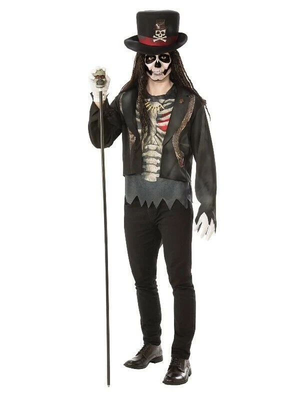 Rubie's Halloween Costumes Skeleton VooDoo Dancer Deluxe Ladies Mens Halloween Costume 2 Rubie's Halloween Costumes Skeleton VooDoo Dancer Deluxe Ladies Mens Halloween Costume