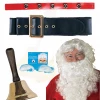 Rubies Christmas Santa Bell Wig Beard Belt Bell Strap Eyebrows Accessory Christmas Costume Accessories