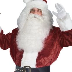 Rubie's Christmas Santa Claus Crimson Plush Suit Regency Classic Mens Costume Christmas Adult Costumes