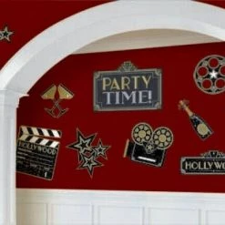 Balloon Agencies Glitz & Glam VIP Hollywood Cardboard Cutouts Party Decorations Party Supplies