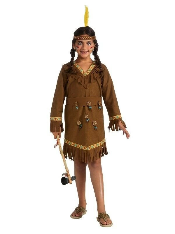 Rubie's Native American Indian Book Week Halloween Boys Girls Costume Costumes 3 Rubie's Native American Indian Book Week Halloween Boys Girls Costume Costumes
