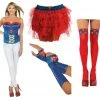 Rubie's Costumes Superhero Supergirl Corset Tutu Skirt Gauntlets Thigh Highs Ladies Costume