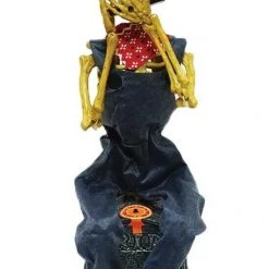 Morris 33cm Harmonica Playing Skeleton Halloween Decoration Prop
