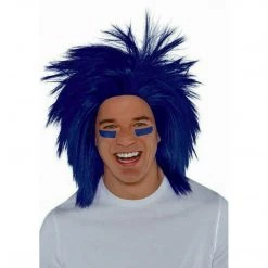 Balloon Agencies Fan Supporters Crazy Spikey Wig Ladies Mens Costume Accessory Many Colours
