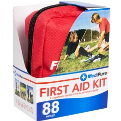 Medi Pure Home Medical Family First Aid Kit Handy For Car Handbag Home Accidents Health & Beauty