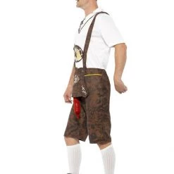 Smiffys Costumes Brad Wurst Lederhosen Oktoberfest Bavarian Beer Mens Costume
