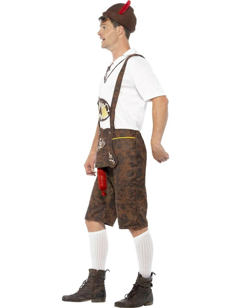 Smiffys Costumes Brad Wurst Lederhosen Oktoberfest Bavarian Beer Mens Costume 2 Smiffys Costumes Brad Wurst Lederhosen Oktoberfest Bavarian Beer Mens Costume