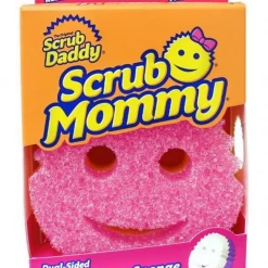 Kleva Scrub Daddy Mommy Sponge & Storage Caddy Cleaning Scrubber As Seen On Shark Tank Home & Garden