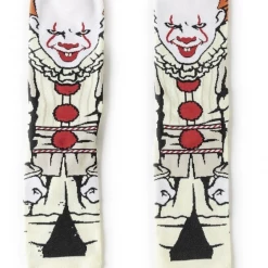 Unbranded Costume Accessories IT Pennywise Clown 3D Cartoon Character Crazy Sock Day Adults Mens LIGHT