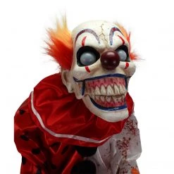Kmart 95cm Animated Talking Light Up Eyes Pennywise Clown Halloween Prop Halloween Props/Decoration