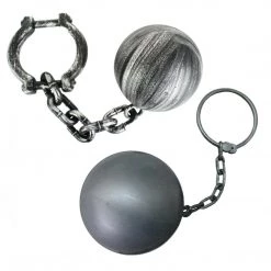 Sweidas Ball And Chain Prisoner Convict Costume Accessory