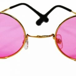 Unbranded 60s Hippie Sunglasses Blue Purple Yellow Green Pink Beatles John Lennon Glasses Costume Accessories