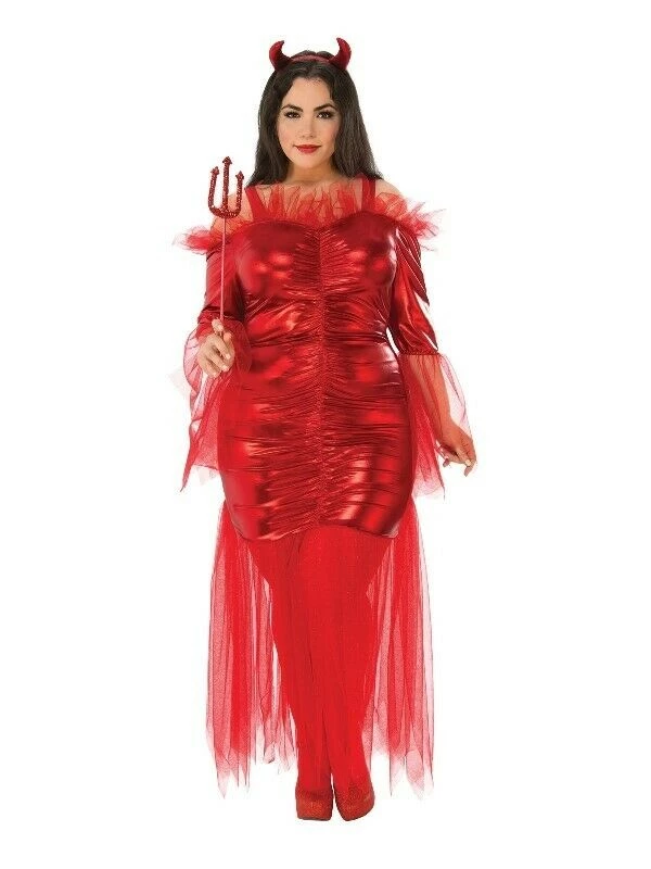 Rubie's Halloween Costumes Red Devil Plus Size Book Week Halloween Ladies Costume 1 Rubie's Halloween Costumes Red Devil Plus Size Book Week Halloween Ladies Costume