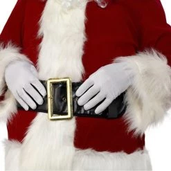 Unbranded Santa Clause Gloves White Christmas Mime Inspection Tuxedo Costume Gloves
