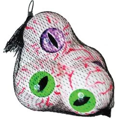 Morris Costumes 4pc Human Eyes Cat Eyes In Bag Halloween Decoration Party Halloween Props/Decoration
