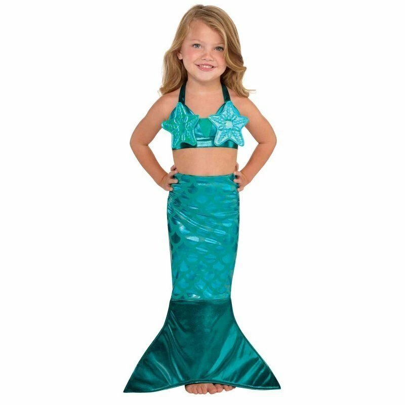 Balloon Agencies Costumes Mermaid Teal Girls Book Week Halloween Costume Kit 2 Balloon Agencies Costumes Mermaid Teal Girls Book Week Halloween Costume Kit