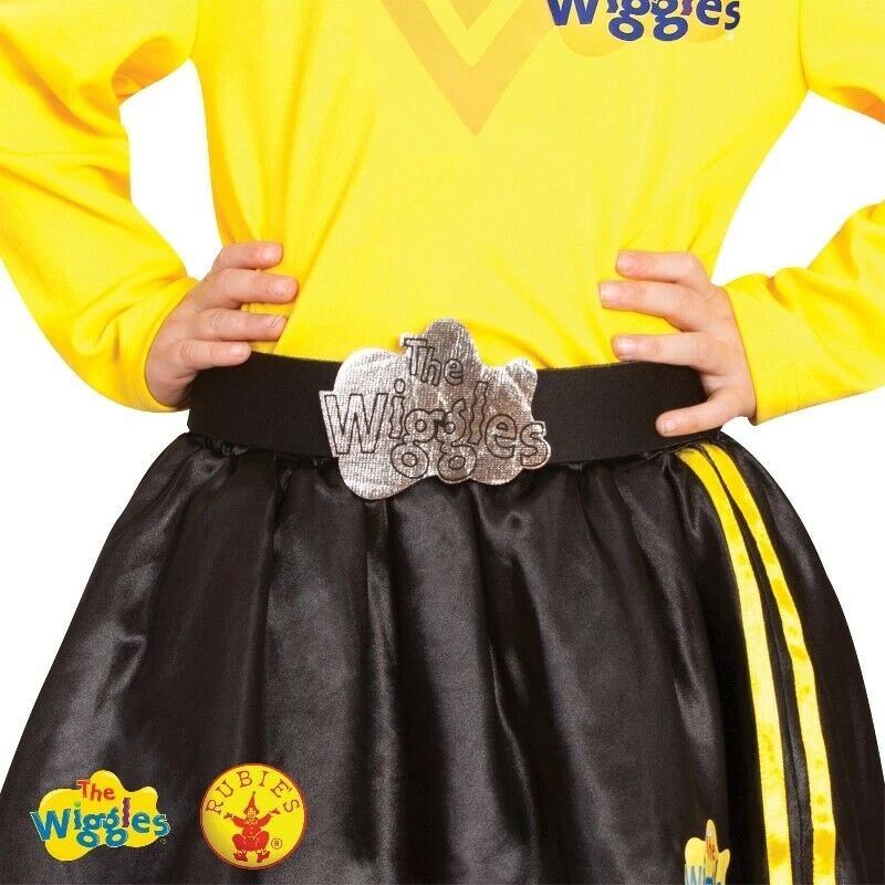 Rubie's Yellow Wiggle Emma Ballerina Tutu Skirt Footless Tights Jumper Wiggles Costume 7 Rubie's Yellow Wiggle Emma Ballerina Tutu Skirt Footless Tights Jumper Wiggles Costume