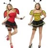 Morris Costumes Lady Bug Busy Bee Ladies Tutu Wings Ladies Costume