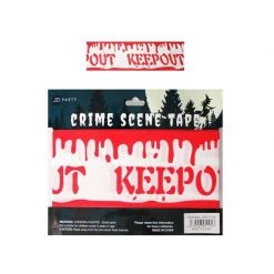 JD Party Police Line Crime Scene Caution Warning Keepout Halloween Decoration