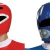 Morris Costumes Costume Accessories Red Blue Power Ranger Helmet Mighty Morphin Masks Costume Accessory