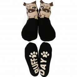 Unbranded Ladies Socks Novelty Funny Cute Pug French Bull Dog Bulldog Puppy Womens Gift Costume Accessories