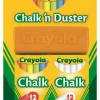 ABT Home & Garden Crayola Chalk N Duster Set With 24 Chalk Sticks