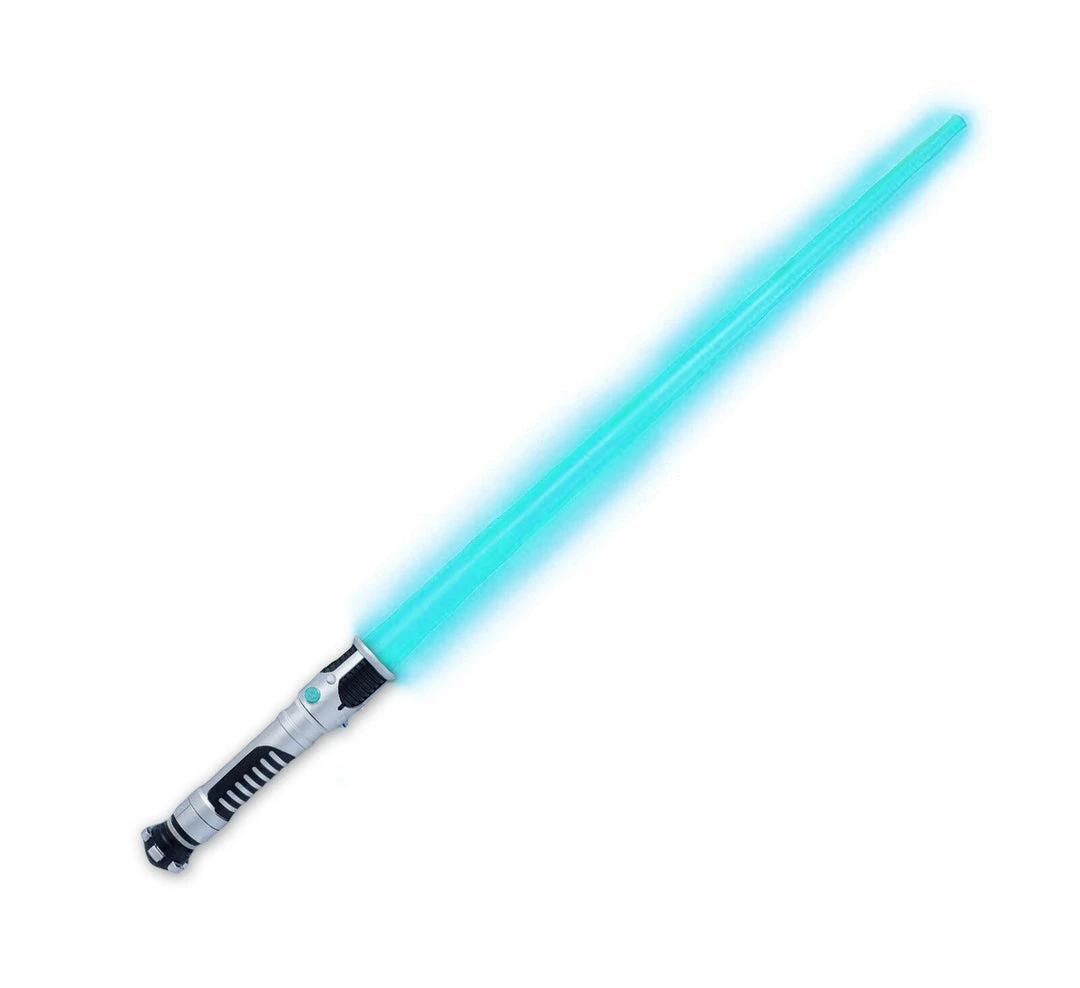 Morris Costumes Licensed Star Wars Plo Kloon Electronic Lightsaber Extends 3 Feet Lights Up Blue 1 Morris Costumes Licensed Star Wars Plo Kloon Electronic Lightsaber Extends 3 Feet Lights Up Blue