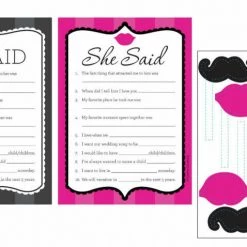 Balloon Agencies Bachelorette Hens Night He Said She Said Party Games And Activities