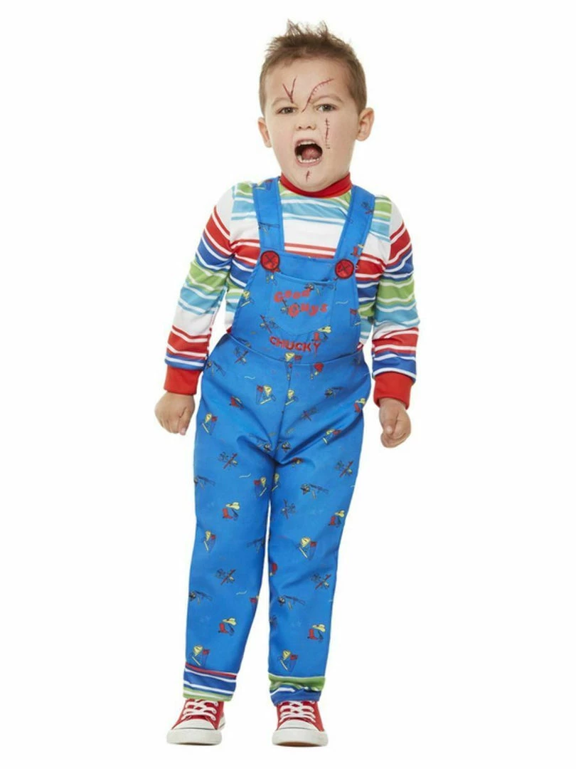 Smiffys Chuky Doll Good Guys Toddler Halloween Boys Costume 1 Smiffys Chuky Doll Good Guys Toddler Halloween Boys Costume