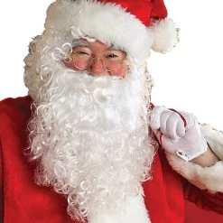 Rubie's Christmas Santa Claus Crimson Plush Suit Regency Classic Mens Costume Christmas Adult Costumes