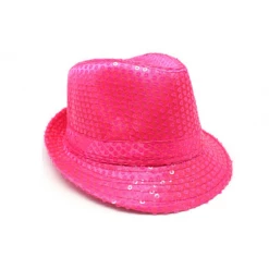JD Party Costume Accessories FEDORA Trilby Hat Cap Glitter Sequin Sequinned Dance Party Costume MJ Jazz Hats