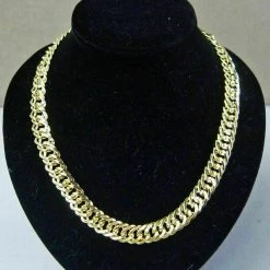 Unbranded Gold Chunky Pimp Necklace Chain Rapper Hip Hop Bling 90s 80s Costume Costume Accessories 11 Unbranded Gold Chunky Pimp Necklace Chain Rapper Hip Hop Bling 90s 80s Costume Costume Accessories