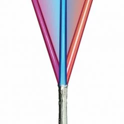 Morris Costumes Star Wars Light Saber With Chrome Handle Changes In 3 Colours Costume Accessories