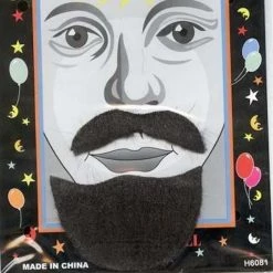Interalia Colonial Black Moustache And Goatie Beard Mexican Costume Accessory Costume Accessories