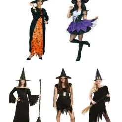 Unbranded Halloween Costumes Fairy Elegant Wicked Gothic Witch Halloween Ladies Costume