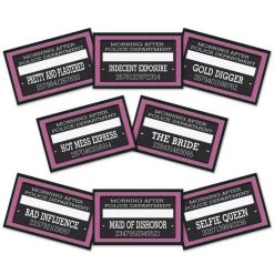 Balloon Agencies Bachelorette Hens Night Mug Shots Fun Props Photo Booth Sign Party Supplies