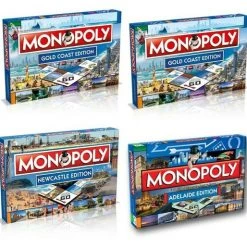 CREA Home & Garden Monopoly Australian City Edition Board Game Collection Fun Family Activity